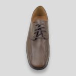 13757 Ανδρικά μοκασίνια BOXER σε καφέ με κορδόνια. - Image 3