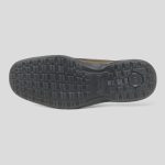 13757 Ανδρικά μοκασίνια BOXER σε καφέ με κορδόνια. - Image 4