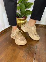 8215 Γυναικεία Sneakers Chunky Χακί - Image 5