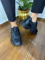 8215 Γυναικεία Sneakers Chunky Μαύρα - Image 3