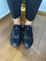 8215 Γυναικεία Sneakers Chunky Μαύρα - Image 6