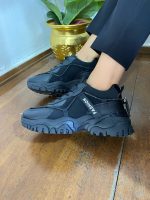 8215 Γυναικεία Sneakers Chunky Μαύρα - Image 5