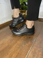 40402  SAFE STEP SNEAKERS 40402 BLACK/RED