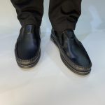 21321 Boxer Δερμάτινα Ανδρικά Loafers σε Μαύρο Χρώμα - Image 2