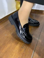 1621 Μαύρο φλορεντίκ Loafer. - Image 2