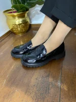 1621 Μαύρο φλορεντίκ Loafer. - Image 4