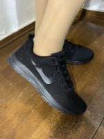 124 Αθλητικό Snicker καθημερινό σε μαύρο χρώμα. - Image 3