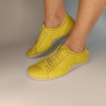 23504 SAFE STEP δερμάτινο ανατομικό με λάστιχα  σε  lime  χρώμα - Image 7