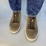 1270 casual δερμάτινο παπούτσι με κορδόνι σε πούρο χρώμα - Image 5