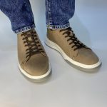 1270 casual δερμάτινο παπούτσι με κορδόνι σε πούρο χρώμα - Image 3