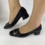 A 331 Γοβα σε μαύρο χρώμα με αγκράφα - Image 3