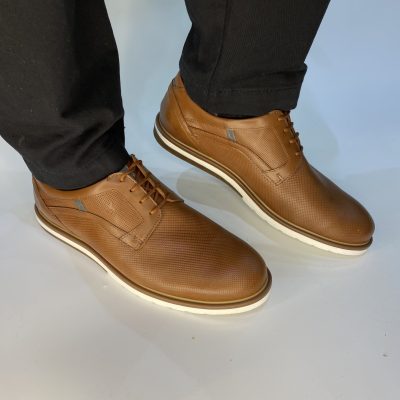 41102-41110 Νέα casual δετά Boxershoes! σε ταμπά χρώμα