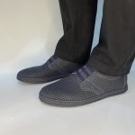 7702-1 Ανδρικά Μοκασίνια Ραφτά με μαλακό πάτημα σε μπλέ χρώμα - Image 5