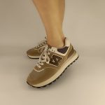 C607 Sneaker σε χακι χρώμα. - Image 8