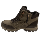 X6 –  Ανδρικό ορειβατικό μποτάκι σε χακι χρώμα με κορδόνι. - Image 4