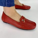 6Y-026 Loafer με χρυσή λεπτομέρεια στο πάνω μέρος