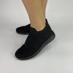 J-022 Γυναικείο Sneaker κάλτσα σε μαύρο χρώμα - Image 6