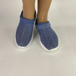 781 Aθλητικό παπούτσι τύπου clogs σε μπλέ χρώμα - Image 7