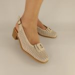 339 Γυναικείο πέδιλο ανατομικo με τακούνι - Image 3