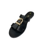 DM3UO-40 flat παντόφλα σε χρώμα μαύρο - Image 2