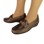 2259 καφέ ανατομικό παπούτσι - Image 2