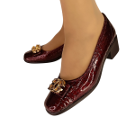 333Flexpoint Anatomic  Δερμάτινη Γόβα σε μπορντό λουστρίνι