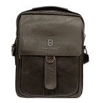 7523 ανδρική τσάντα χιαστί σε μαύρο χρώμα