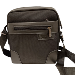 3129 ανδρική τσάντα χιαστί σε μαύρο χρώμα