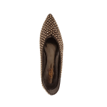 126 Γόβες Μυτερές με στράς σε μαύρο χρώμα - Image 5