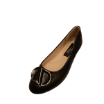 963 Γυναικεία μπαλαρίνα σε μαύρο χρώμα