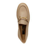 Q5-6 Μπέζ Loafer με χρυσή λεπτομέρεια στο πάνω μέρος. - Image 4