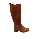 Y38 Γυναικεία μπότες σε χρώμα ταμπά - Image 4