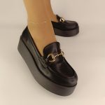 68317 Μαύρα Loafer  Δίσολα