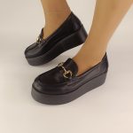 68317 Μαύρα Loafer  Δίσολα - Image 3