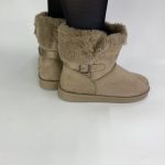 DM-34 Μπότες τύπου UGG με γούνα σε χακί. - Image 9