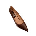 HH-1 καφέ μονόχρωμες γόβες με μαξιλαράκια εσωτερικά - Image 3