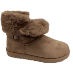 DM-34 Μπότες τύπου UGG με γούνα σε χακί. - Image 5