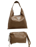 88036 τσάντα ώμου σε πούρο χρώμα. - Image 3