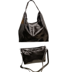 88036 τσάντα ώμου σε μαύρο χρώμα. - Image 2