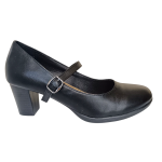 8101 – Γυναικέια Μαύρα παπούτσια χορού με τακούνι. - Image 7