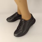 222 ZERA δερμάτινο ανατομικό με λάστιχα σε μαύρο χρώμα