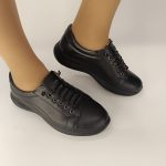 222 ZERA δερμάτινο ανατομικό με λάστιχα σε μαύρο χρώμα - Image 4