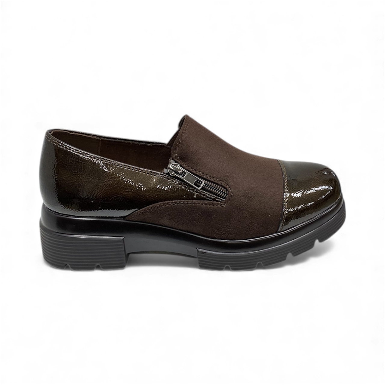 Photoroom_20251118_201312 1861 χουστό παπούτσι αστράγαλου καφέ χρώμα - Image 1