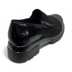 1861 χουστό παπούτσι αστράγαλου μαύρο χρώμα - Image 2