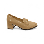 5520-16 loafers σε μπέζ λουστρίν