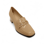 5520-16 loafers σε μπέζ λουστρίν - Image 2