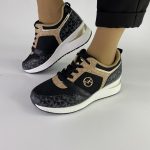 821 μαύρο Sneakers με Πλαϊνό Logo - Image 2