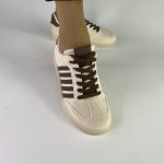 020 μπέζ Sneakers με Ενισχυμένη Σόλα και Διπλή Ραφή - Image 2