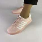 020 pink  Sneakers με Ενισχυμένη Σόλα και Διπλή Ραφή