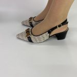 DM838-18 Γυναικείο πέδιλο σε χρώμα μαύρο - Image 4